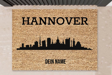 Fußmatte Hannover Skyline
